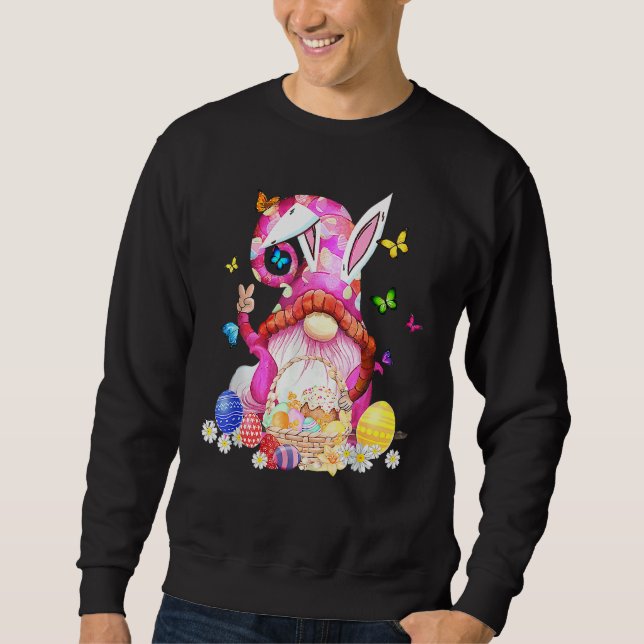 Osterhase Frühlingsbrunnen Ostereier Jagen und B Sweatshirt (Vorderseite)