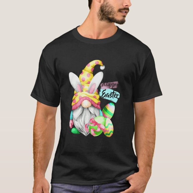 Osterhase Frühlingsbrunnen Ostereier Jagen und B T-Shirt (Vorderseite)