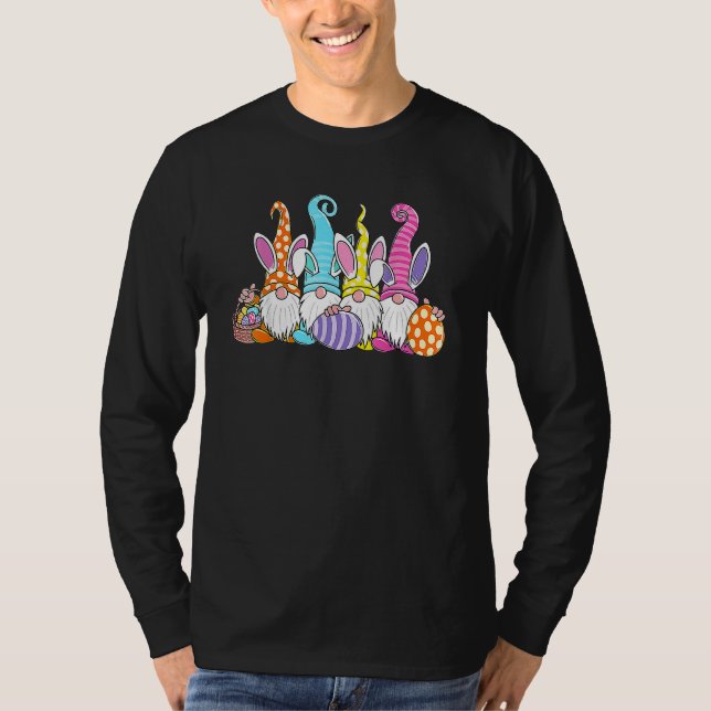 Osterhase Frühlingsbrunnen Ostereier Jagen und B T-Shirt (Vorderseite)