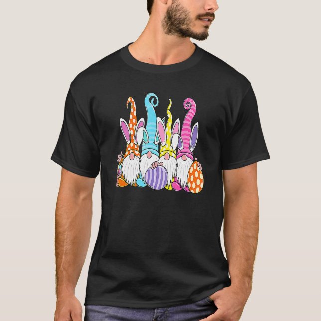 Osterhase Frühlingsbrunnen Ostereier Jagen und B T-Shirt (Vorderseite)