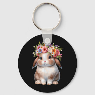 Osterhase für Frauen Girls - Ostern Sonnige Blume Schlüsselanhänger