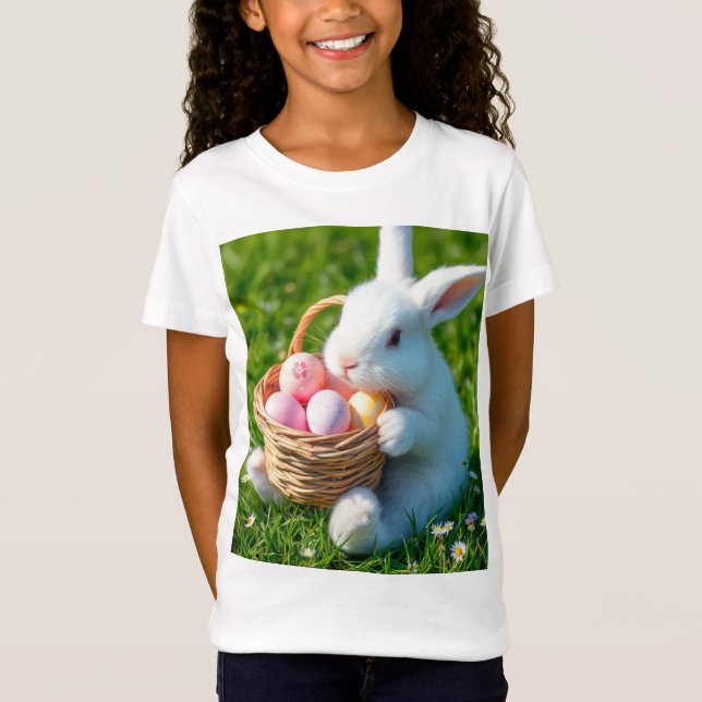Osterhase für Kinder T-Shirt (Vorderseite)