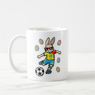 Osterhase Fußball Kick Hase Fußball Jungen Kinder Kaffeetasse