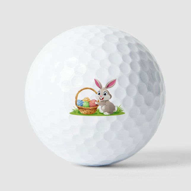 Osterhase Golfball (Vorderseite)