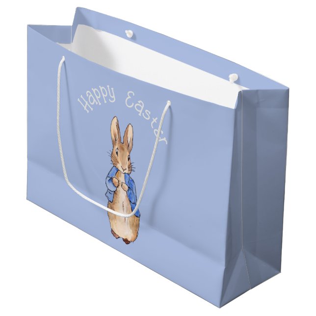 Osterhase Große Geschenktüte (Vorderseite Schrägansicht)