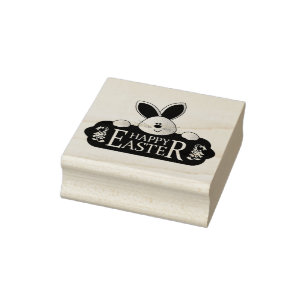 Osterhase Gummistempel