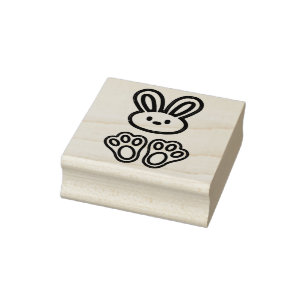 Osterhase Gummistempel