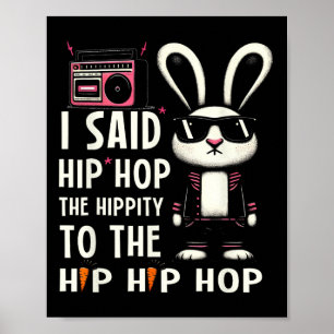 Osterhase Hippity Funny Girl Poster