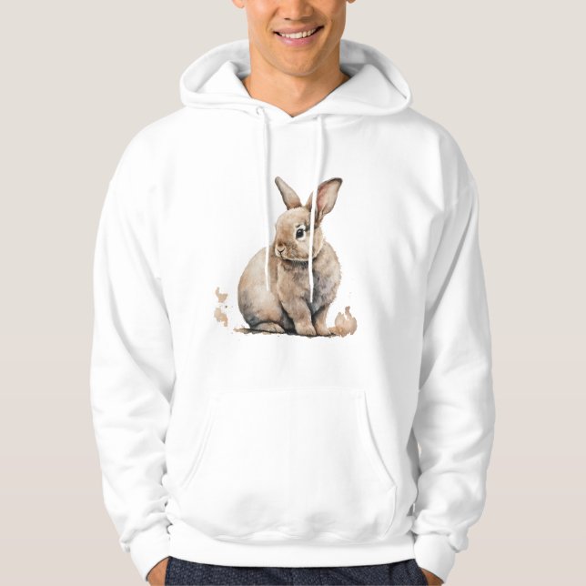 Osterhase Hoodie (Vorderseite)