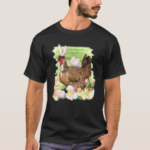 Osterhase Huhn Frohe Ostern Hühnerfarm T-Shirt