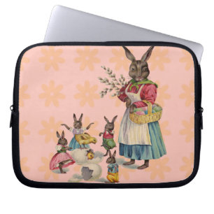 Osterhase Hühner Hasen Eier Laptopschutzhülle