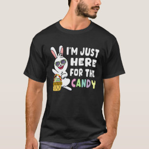 Osterhase Ich bin gerade hier für Osterkornkinder  T-Shirt