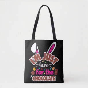 Osterhase Ich bin nur wegen der Schokolade hier