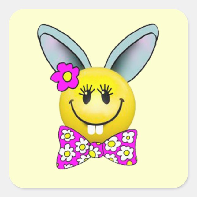 Osterhase Ihre Sticker (Vorderseite)