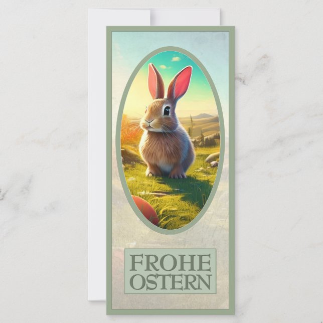 Osterhase im Frühlingszauber (Vorderseite)