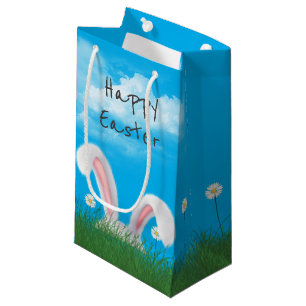 Osterhase im Gras Kleine Geschenktüte
