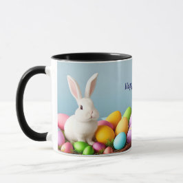 Osterhase im Korb Tasse