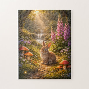 Osterhase im Wald Puzzle