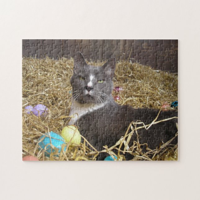 "Osterhase in Tarnung" Puzzle (Horizontal)