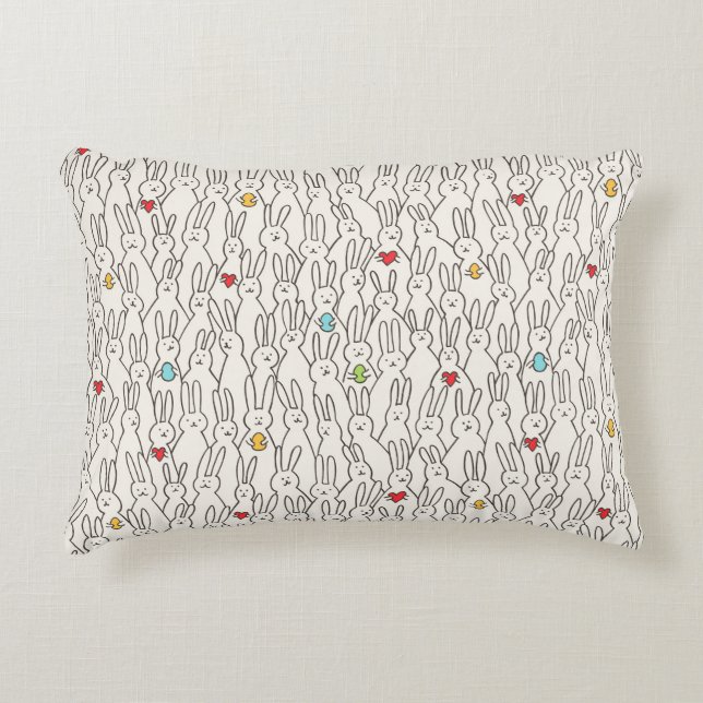 Osterhase: Joyful Seamless Fun. Dekokissen (Vorderseite)