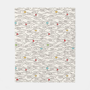 Osterhase: Joyful Seamless Fun. Fleecedecke