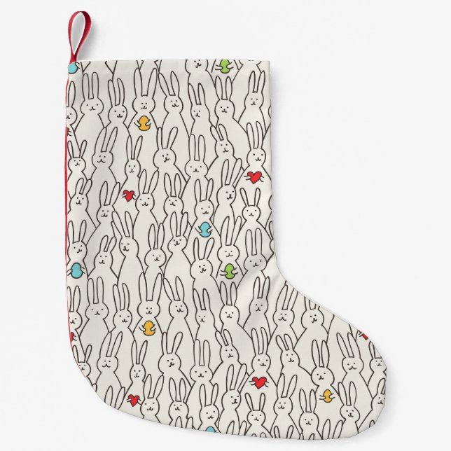Osterhase: Joyful Seamless Fun. Kleiner Weihnachtsstrumpf (Vorderseite)