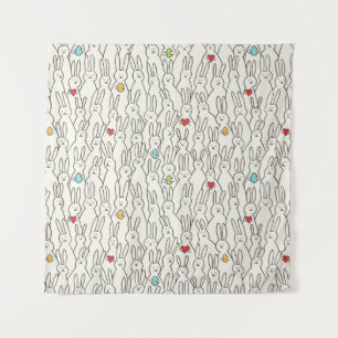 Osterhase: Joyful Seamless Fun. Wandteppich