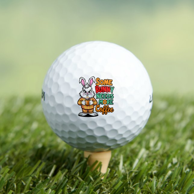 Osterhase: Kaffee Lover Freuden Golfball (Insitu T-Shirt)