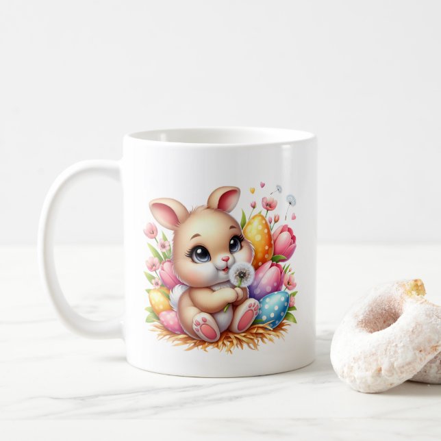 Osterhase  kaffeetasse (Mit Donut)