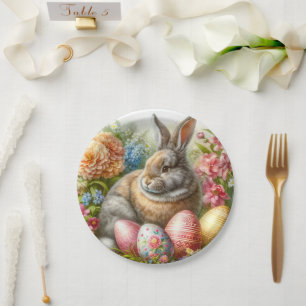 Osterhase Kaninchen Feiertag  Pappteller