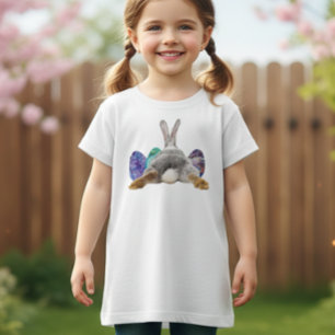 Osterhase Kaninchen Po Schwanz Süß Eier Mädchen T-Shirt