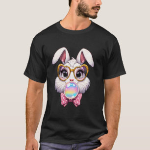 Osterhase Kaninchen Sonnenbrille Bubble Gum Rosa S T-Shirt