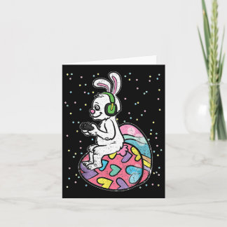 Osterhase Kaninchen Videospiel Spieler Mit Steueru Karte