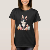 Osterhase Katze Bunny Eier Frohen Ostertag