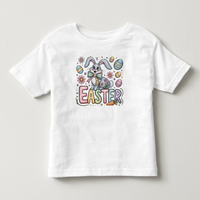 Osterhase Kleinkind T-shirt (Vorderseite)