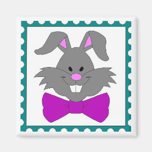 Osterhase Kunst Magnet