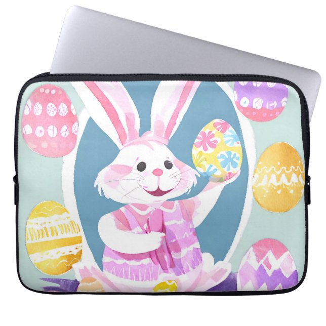 Osterhase Laptopschutzhülle (Vorderseite)