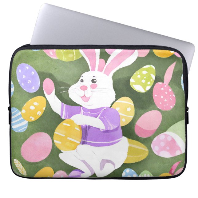 Osterhase Laptopschutzhülle (Vorderseite)