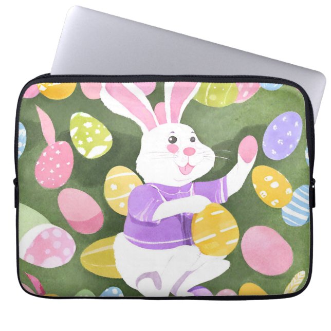 Osterhase Laptopschutzhülle (Vorderseite)