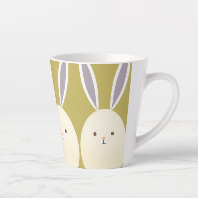 Osterhase Latte Tasse (Rechts)