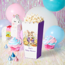 Osterhase lila Jacke Baby Shower
