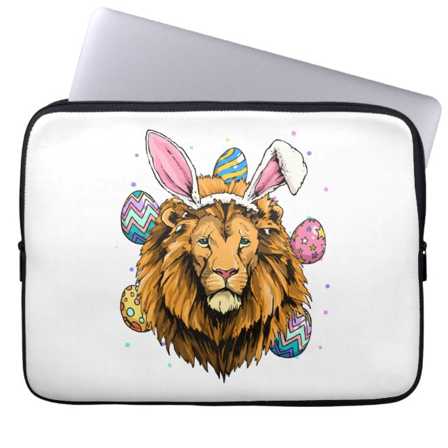 Osterhase Lion Osterlion Laptopschutzhülle (Vorderseite)