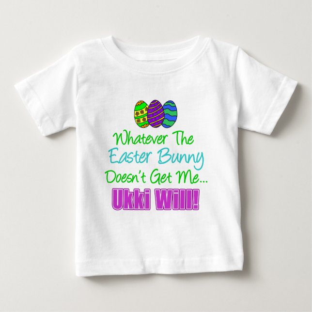 Osterhase macht Ukki nicht Baby T-shirt (Vorderseite)