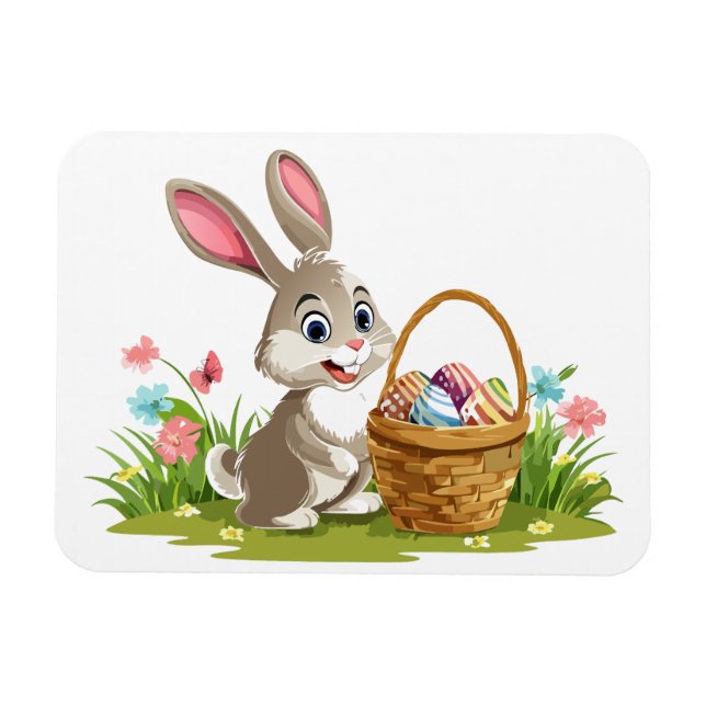 Osterhase Magnet (Horizontal)