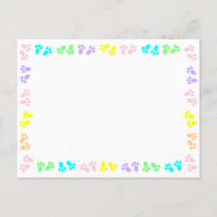 Osterhase - Maßgeschneiderte Grenze Postkarte