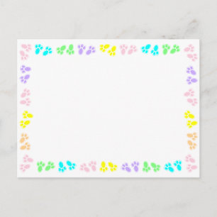 Osterhase - Maßgeschneiderte Grenze Postkarte