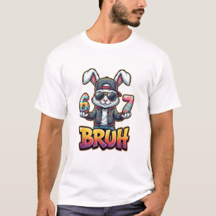 Osterhase Meme Bruh Lustig 6 7 Ostereier Desi T-Shirt