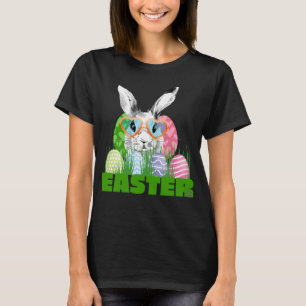 Osterhase mit Brille Egg Jagen T-Shirt