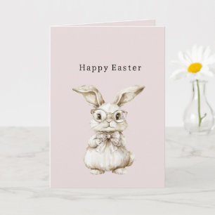 Osterhase mit Brille Karte