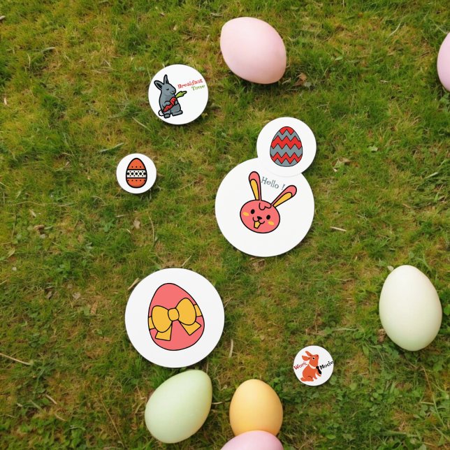 Osterhase mit Eiertisch Confetti Konfetti (easter bunny and eggs party confetti,kids birthday party,baby shower,graduation,night party confetti)